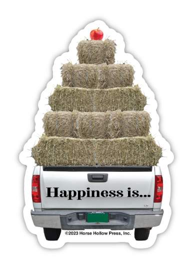 Horse Hollow Press - Wholesale Sticker - 3" Tumbler Horse Sticker / Hay Truck Farmer / WATERPROOF
9