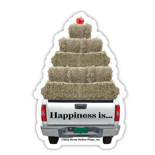 Horse Hollow Press - Wholesale Sticker - 3" Tumbler Horse Sticker / Hay Truck Farmer / WATERPROOF
9