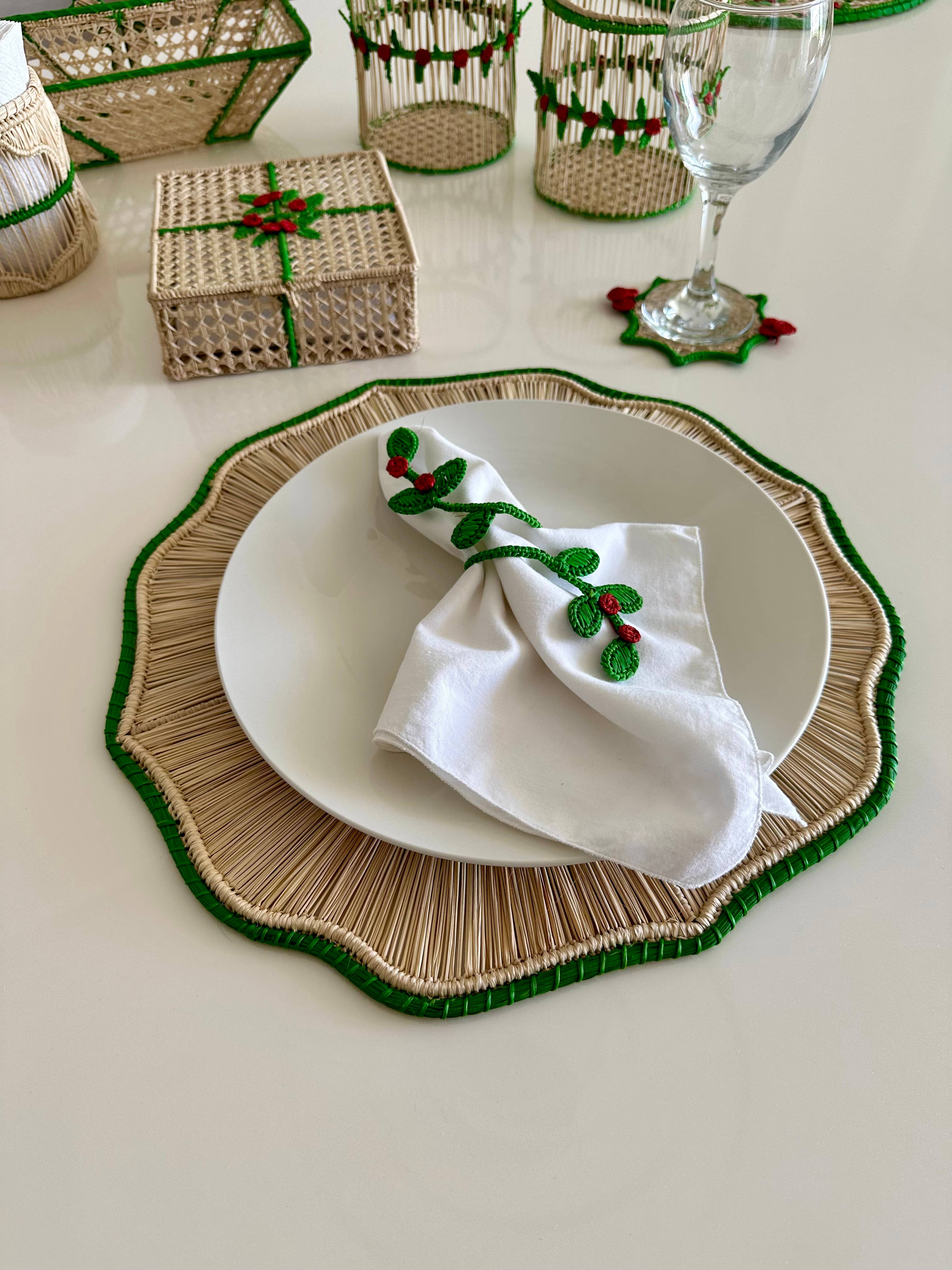 Artett - Wholesale Placemat - Evergreen Iraca Placemat6
