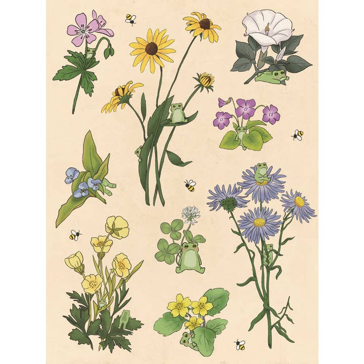 Frogblobs - Wholesale Throw Blanket - Wild Flowers Tapestry Blanket3