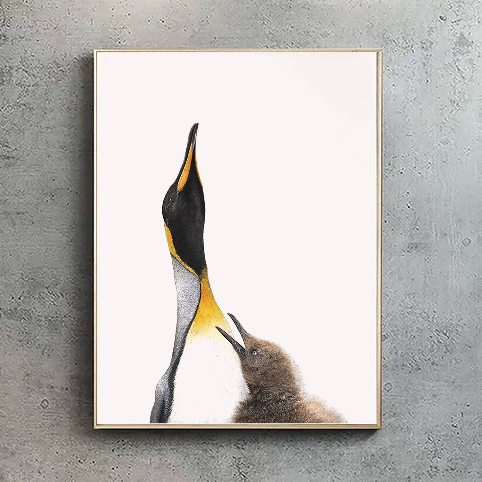 Hidden Planet - Wholesale Art Print - King penguins - A4 Print (landscape)