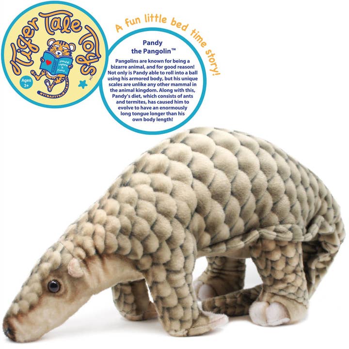 VIAHART Toy Co. – Engroshandel Plyslegetøj - Børn og baby – Pandy Pangolin | 30 tommer udstoppet dyr plys