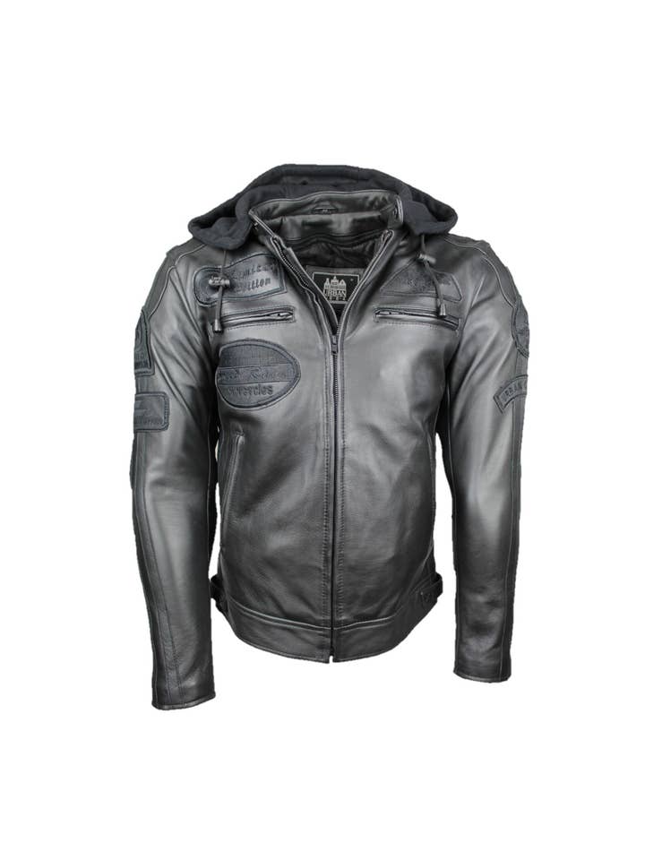 Urban 5884 Amsterdam | Leather jackets – Casaco de couro - Homem por atacado – URBAN 5884 - Jaqueta de moto masculina FIFTY EIGHT