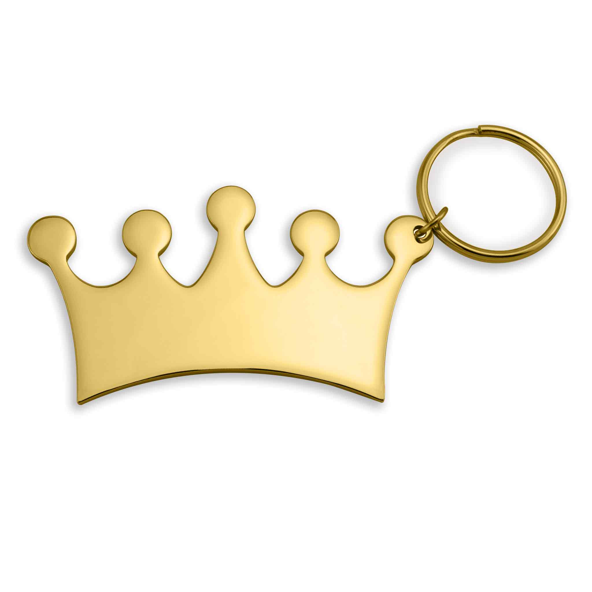 WJW – wholesale Keychain – Women&#x27;s – Engravable Crown Stainless Steel Keychain3
