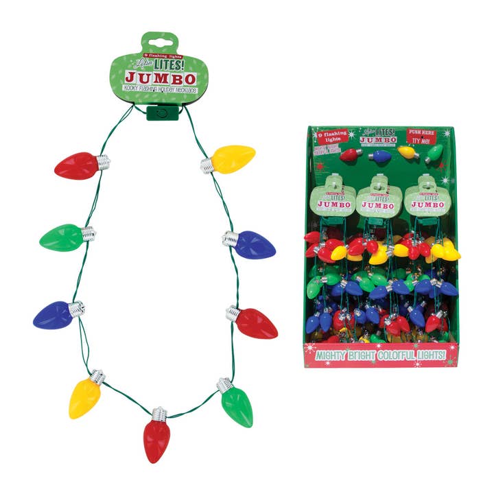 DM Merchandising - Wholesale Light-up toy – Kids & baby - Lotsa Lites! Jumbo Flashing Necklace
