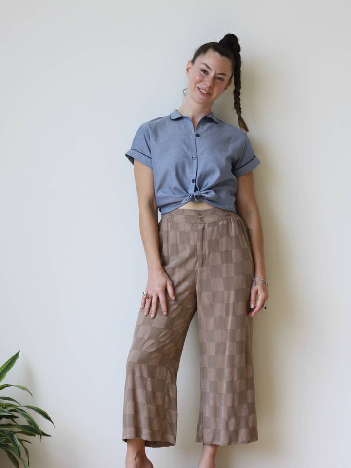 Bertie Shirt - Chambray for wholesale by Myrtle