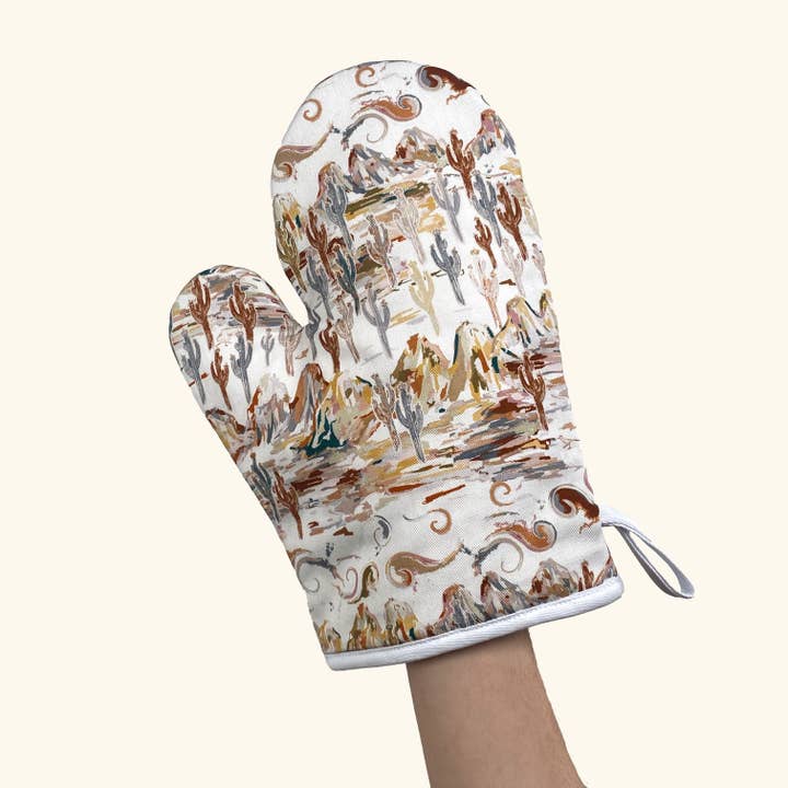 Cotton Oven Mitt - Painted Desert, Agate for wholesale by Cher the Fire
