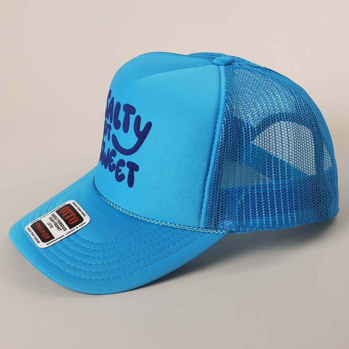 Fashion City – wholesale Truckerkeps – Unisex – Saltig men Söt Textlogotyp Tryckt Mesh Back Truckerkeps9