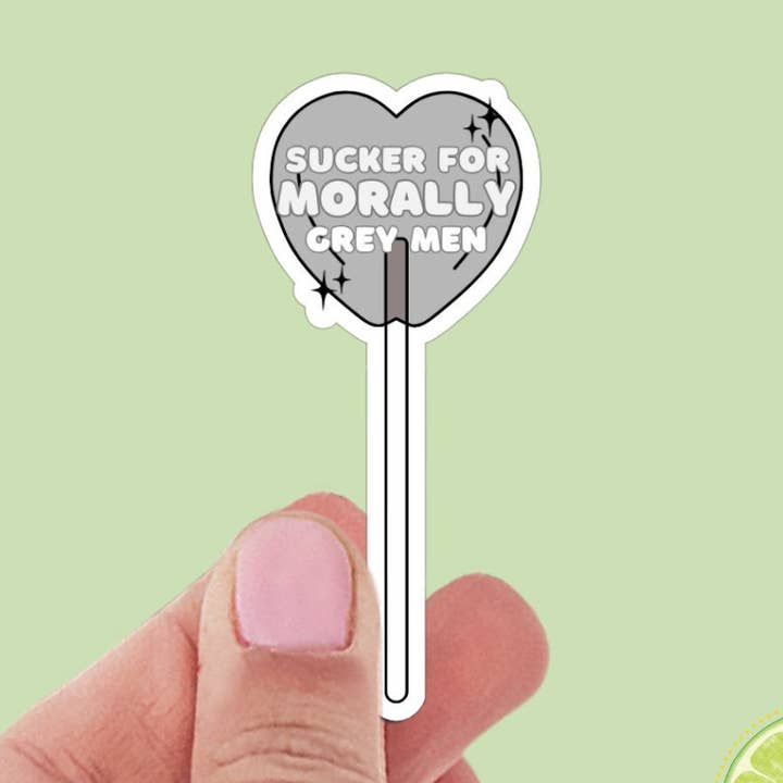 Accro aux autocollants en vinyle de bonbons moralement ambigus pour la vente par Limes & Lilly