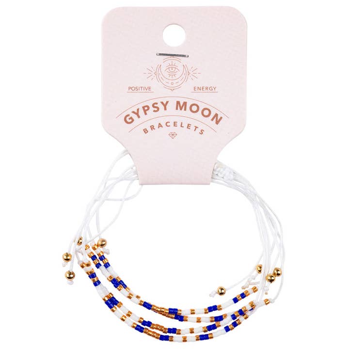 PULSERA CON LAZO METÁLICO AZUL Y BLANCO para venta al por mayor de Benjamin International