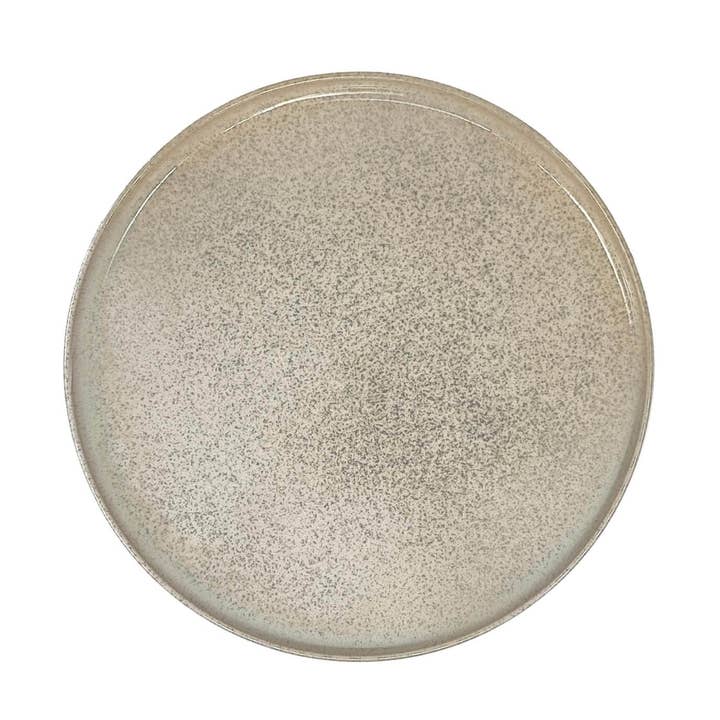Stoneware plate small, 22.4cm, modern grey for wholesale by Mea-Living