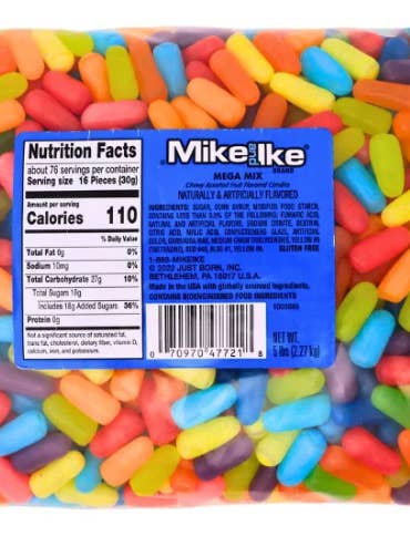 (S2-06) Mélange Mega Mike & Ike en vrac 5 lb (2,27 KGx1) pour la vente par iSweet.ca