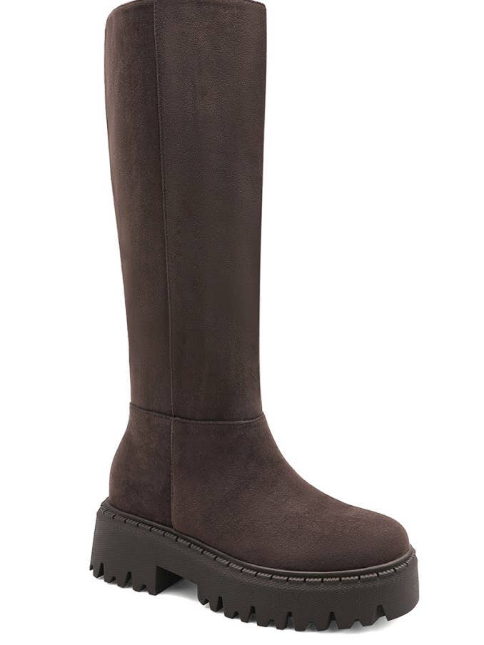 Joia Paris – wholesale Boots – Women’s – Trendy wedge boots in synthetic suede WZ-734