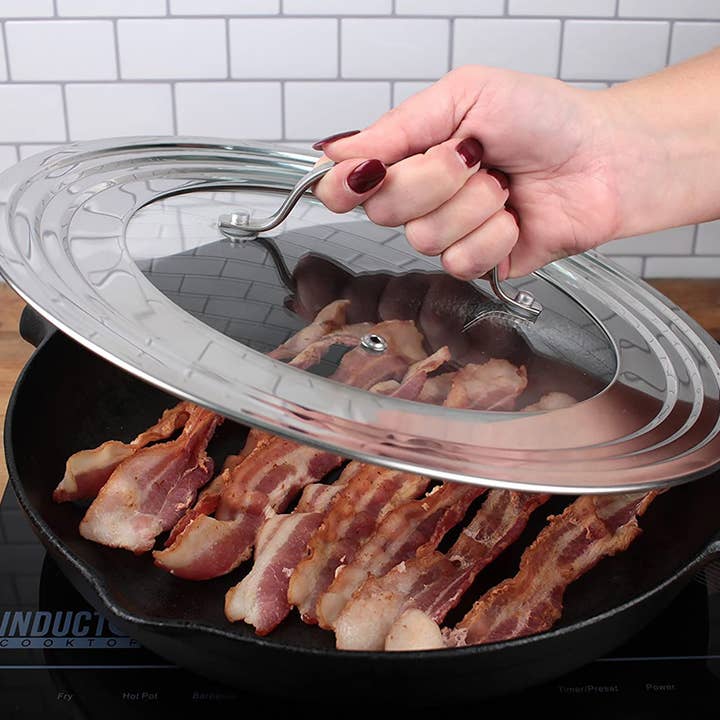 RSVP International - Wholesale Kitchen Tool/Gadget - Universal Lid - 7-12In W/Glass