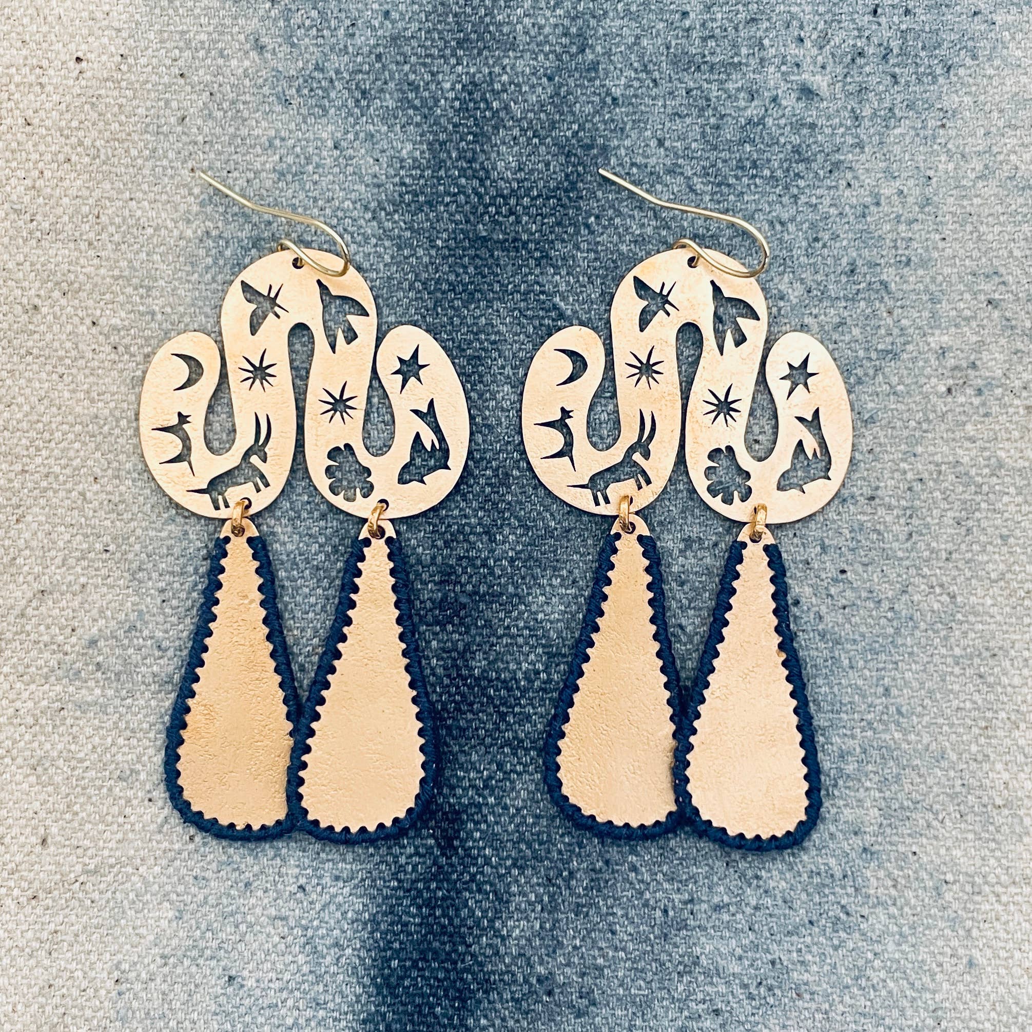 Gulushu - Venta al por mayor Pendientes colgantes - Pendientes de Latón, Joyería Contemporánea Bohemia Hecha a Mano