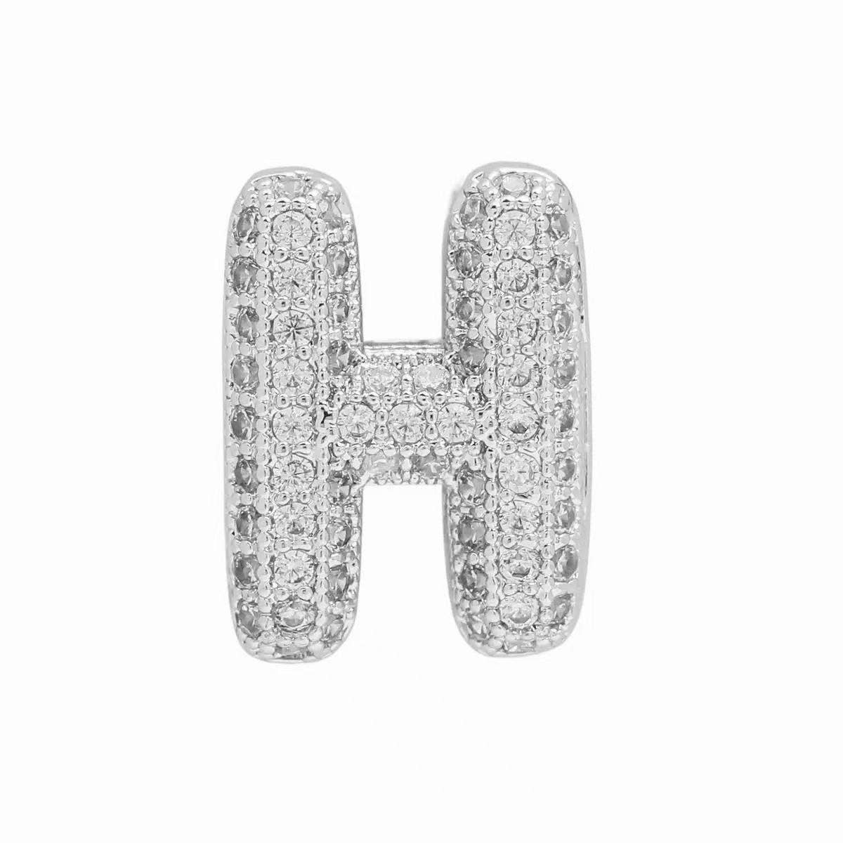 Savvy Bling - Wholesale Charm/Dangle Bracelet - Silver Bubble Initial Custom Word Name Watch Charm Bracelet14