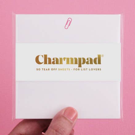 Paper Clip Charmpad® for wholesale by Inclosed Letterpress Co.
