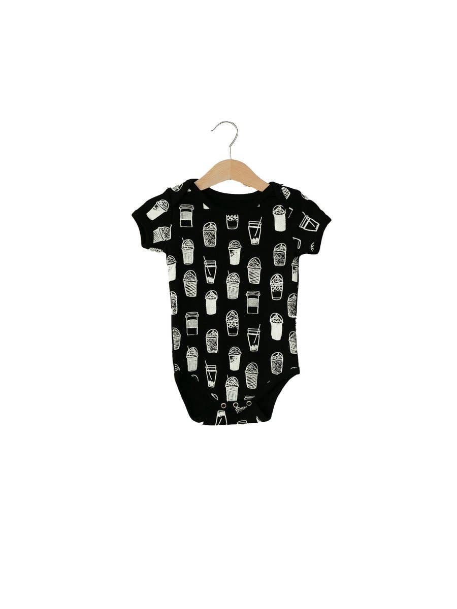 Modern Burlap - Wholesale Bodysuit (Non-Footed) - Baby - Organic Short Sleeve Bodysuit | Solids & Prints22