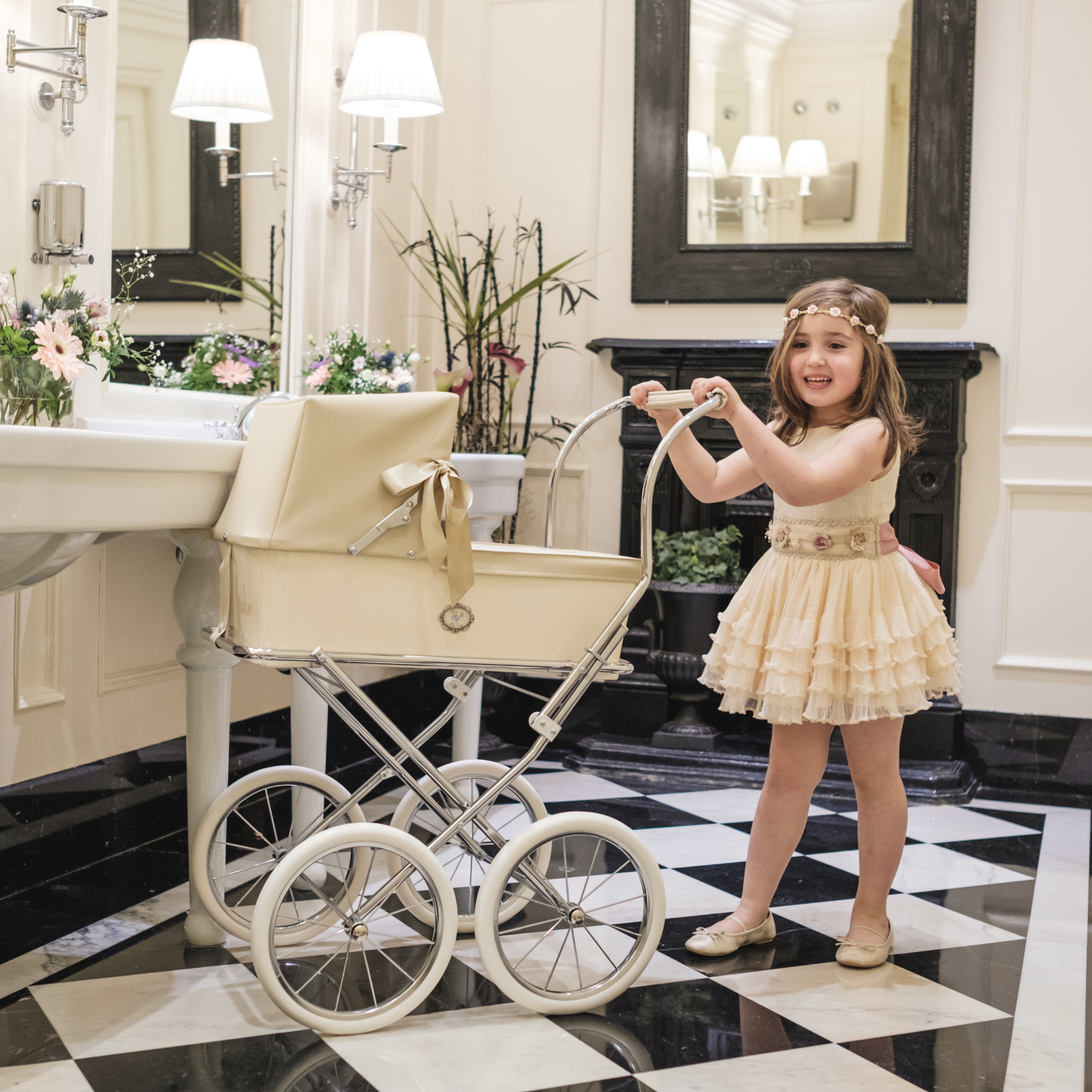 Maria & Jesus - Wholesale Doll Stroller - Kids - Sweet Car + Napa Bag - Customizable Color, Size, and with Your Name!2