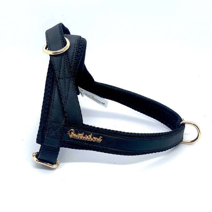 Raven One-click dog harness for wholesale by Puccissimé Pet Couture