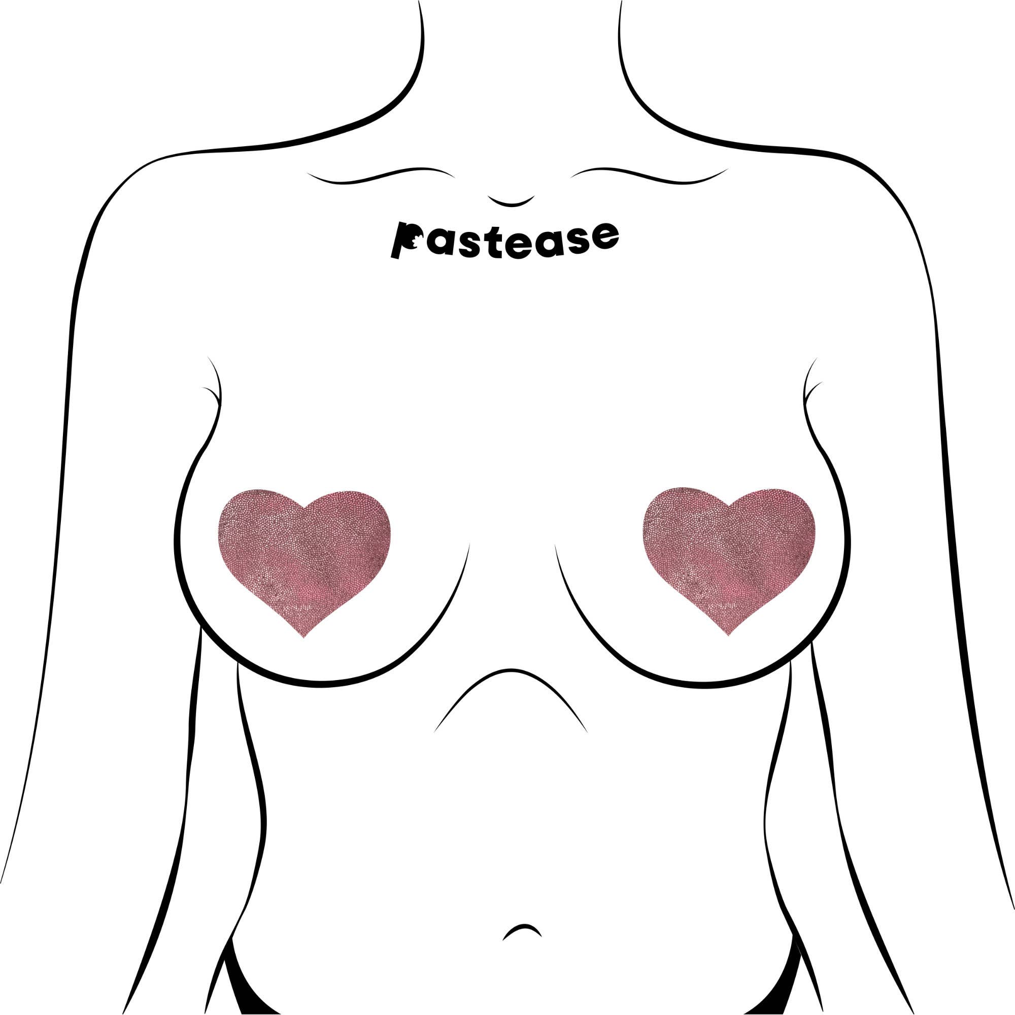 Pastease® – wholesale Nipple pasties – Women’s – Bubblegum Pink Heart Nipple Pasties by Pastease1