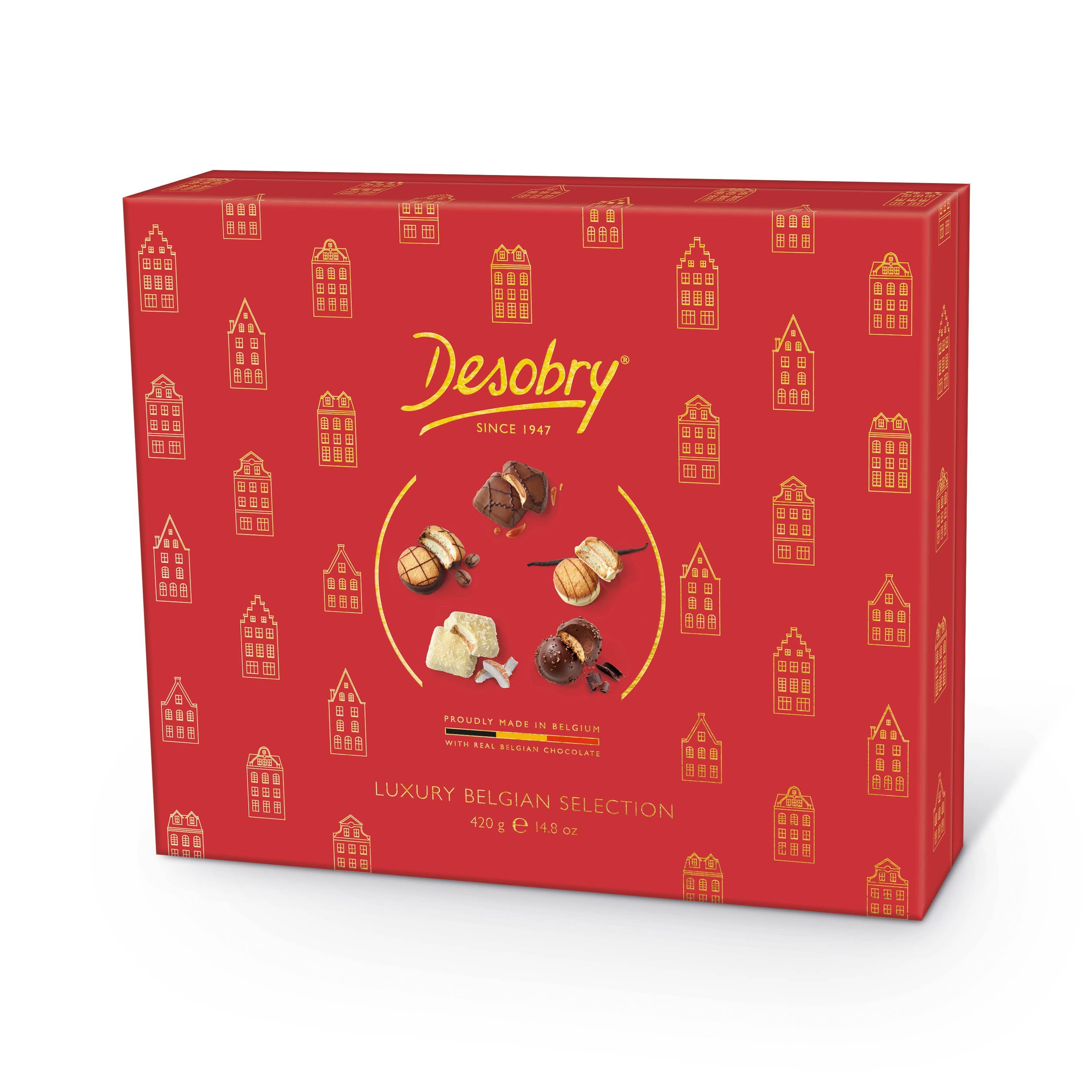 Desobry - Wholesale Chocolate Box - Chocolate Box | Luxury Belgian Houses box 420G