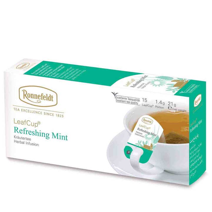 Ronnefeldt LeafCup® Refreshing Mint® Herbal – 6 × 15 Case
for wholesale by Ronnefeldt USA