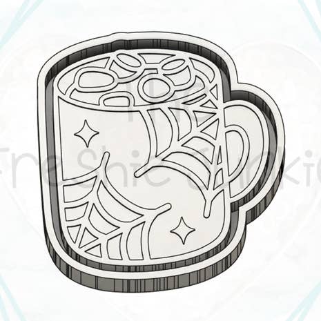 *NYHET* Spindelnät Varm Choklad Freshie Form för wholesale av The Freshie Junkie, LLC