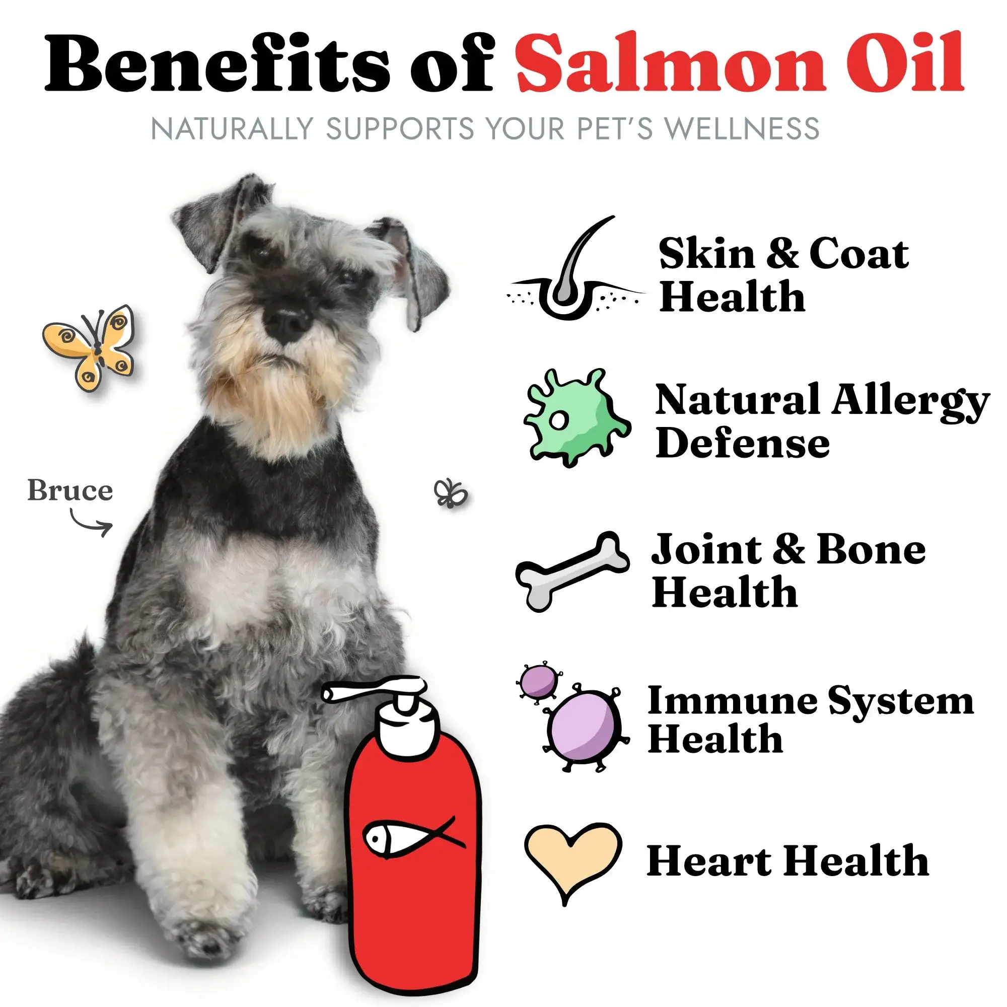 Vital Pet Life - Wholesale Pet Supplement - Cat/Dog - Only Salmon Oil for Dogs & Cats, 8 oz1