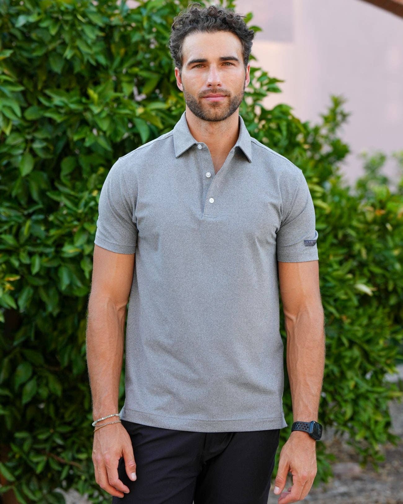 USA Palm - Wholesale Polo - Men's - Heathered Polo11