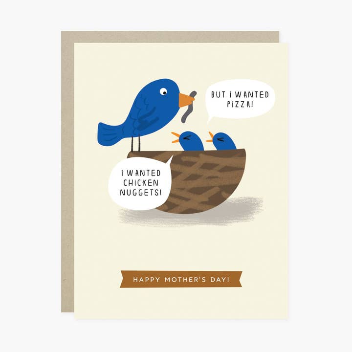 Barone and Co. - Wholesale Mother's Day Card - Mom Bird Dinner Card0