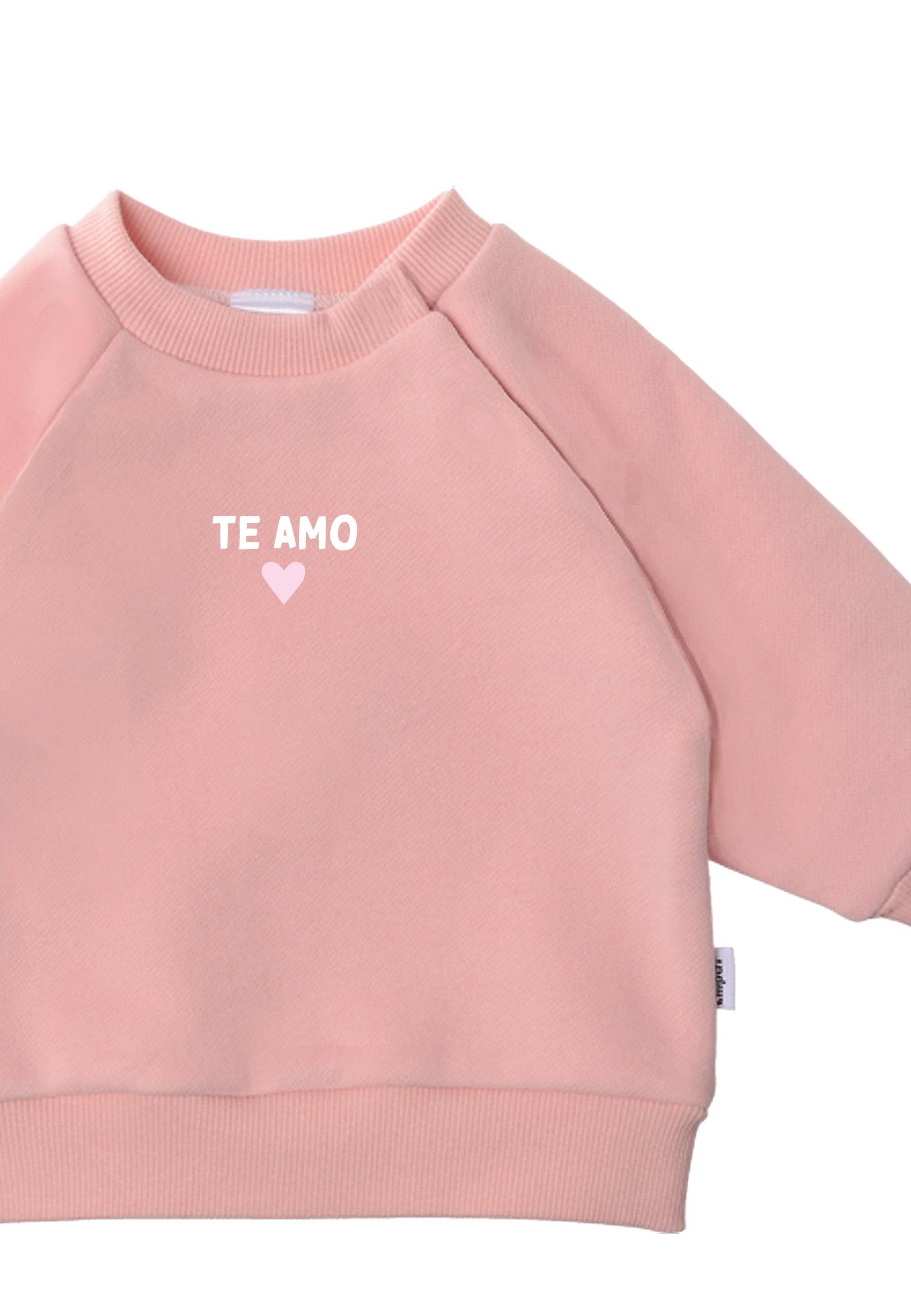 Liliput - Wholesale Sweatshirt - Kids - Sweatshirt in dusty pink with "Te Amo" print3