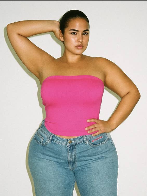 Top de tubo (rosa) para venta al por mayor de Babes