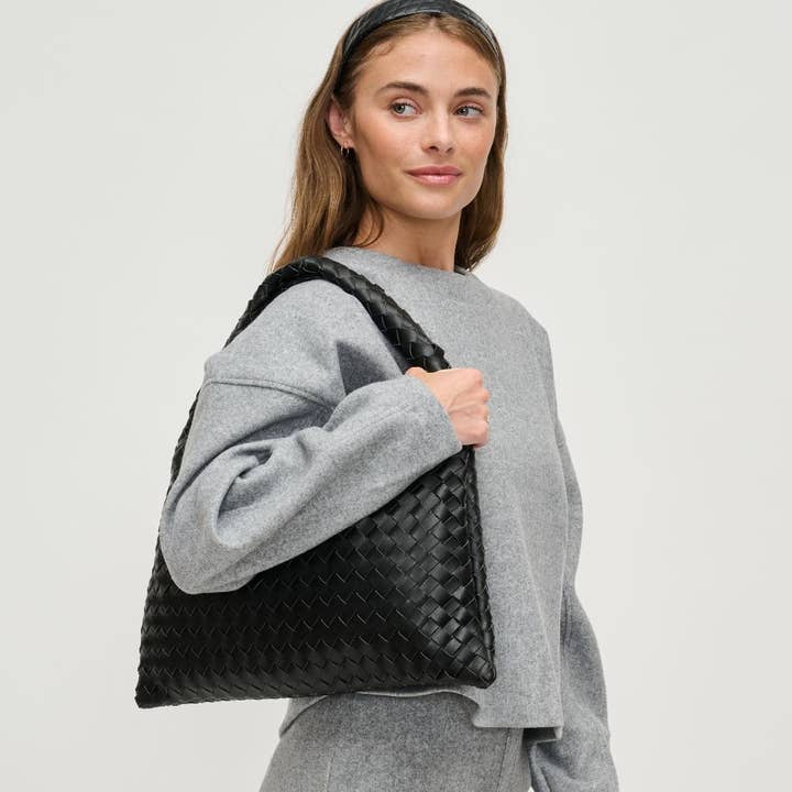 Urban Expressions - Wholesale Shoulder Bag - Women's - Leah Woven Hobo