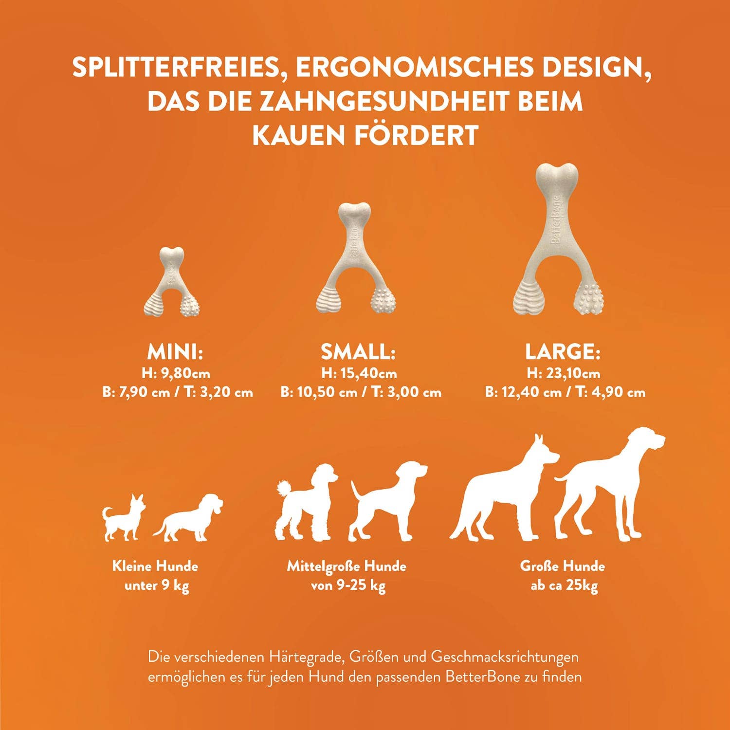 BetterBone – Großhandel Haustier-Kauspielzeug – Hund – DACH - Single: BetterBone / Small / Hard / Beef (SHB)5