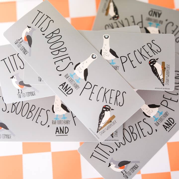 Funny Bird Pun Bumper Sticker | Acorn & Artisan for wholesale by Acorn & Artisan