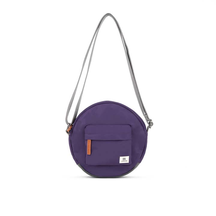 Paddington Crossbody in Majestic Purple Nylon for wholesale by ORI London