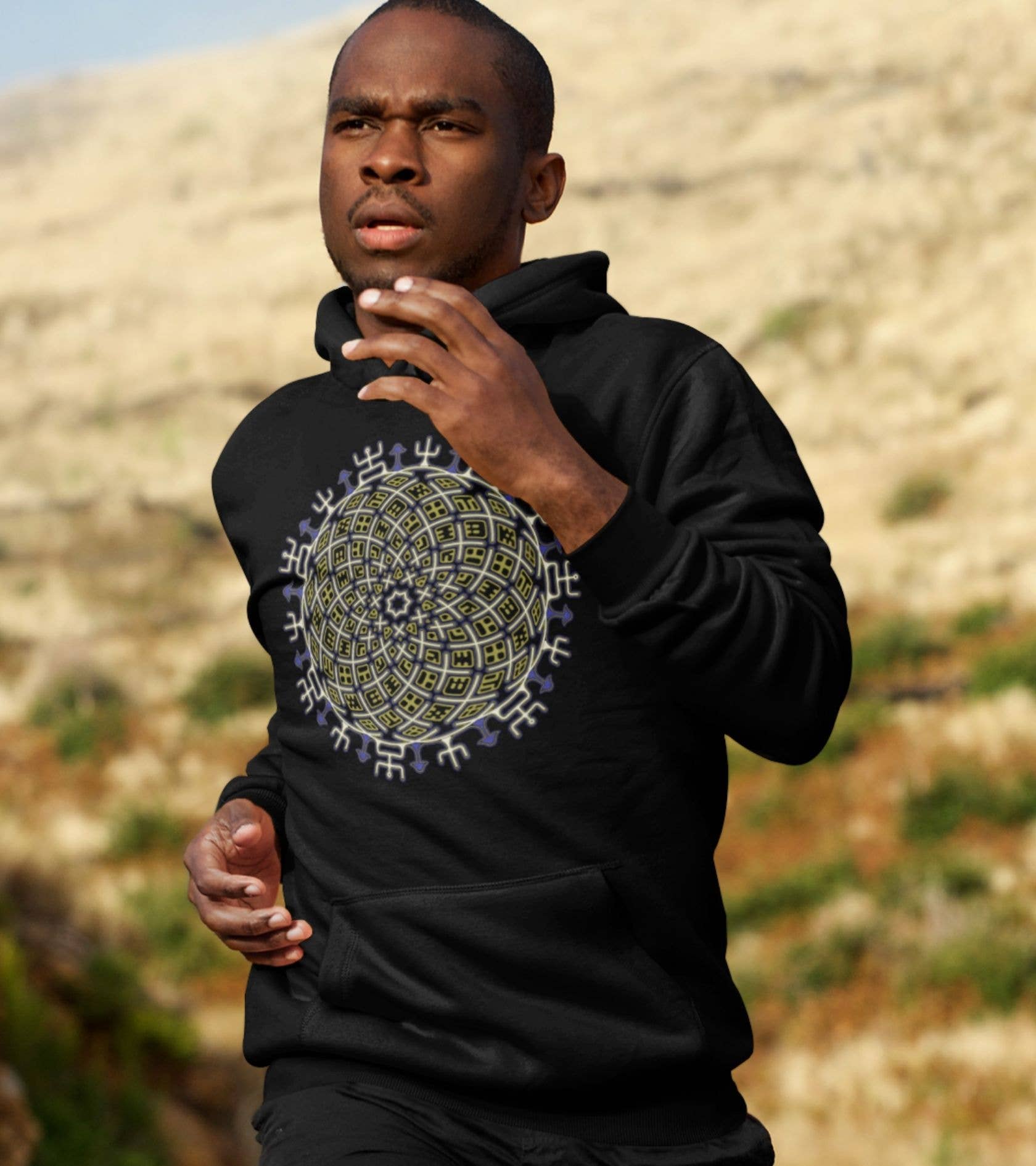 symbolika - Venta al por mayor Sudadera con capucha - Mujer - Sudadera con capucha unisex Vortex Cross - Hecho a pedido - Elección de colores5