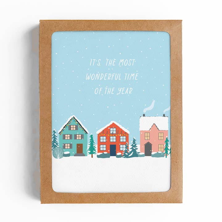 Den mest vidunderlige tid på året Kort - SÆT MED 8 I BOKS for engroshandel hos MELLOWWORKS