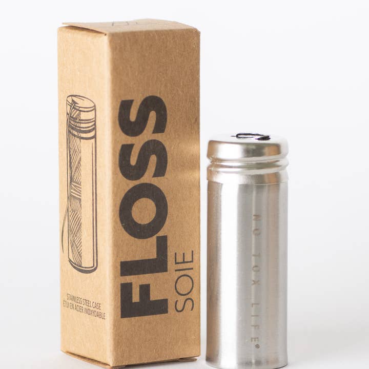 Charcoal Floss - Steel Holder - No Tox Life® and other Purchase Wholesale travel toothbrush case. Free Returns & Net 60 Terms on Faire trending on Faire.