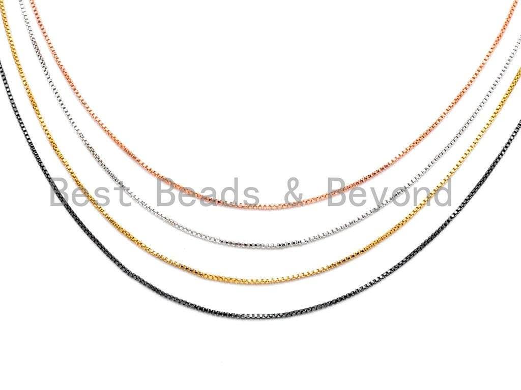 BestBeads&Beyond – wholesale Link & chain necklace – Sliding Adjustable Continuous Necklace Chain, 24"/32,Sku#P442