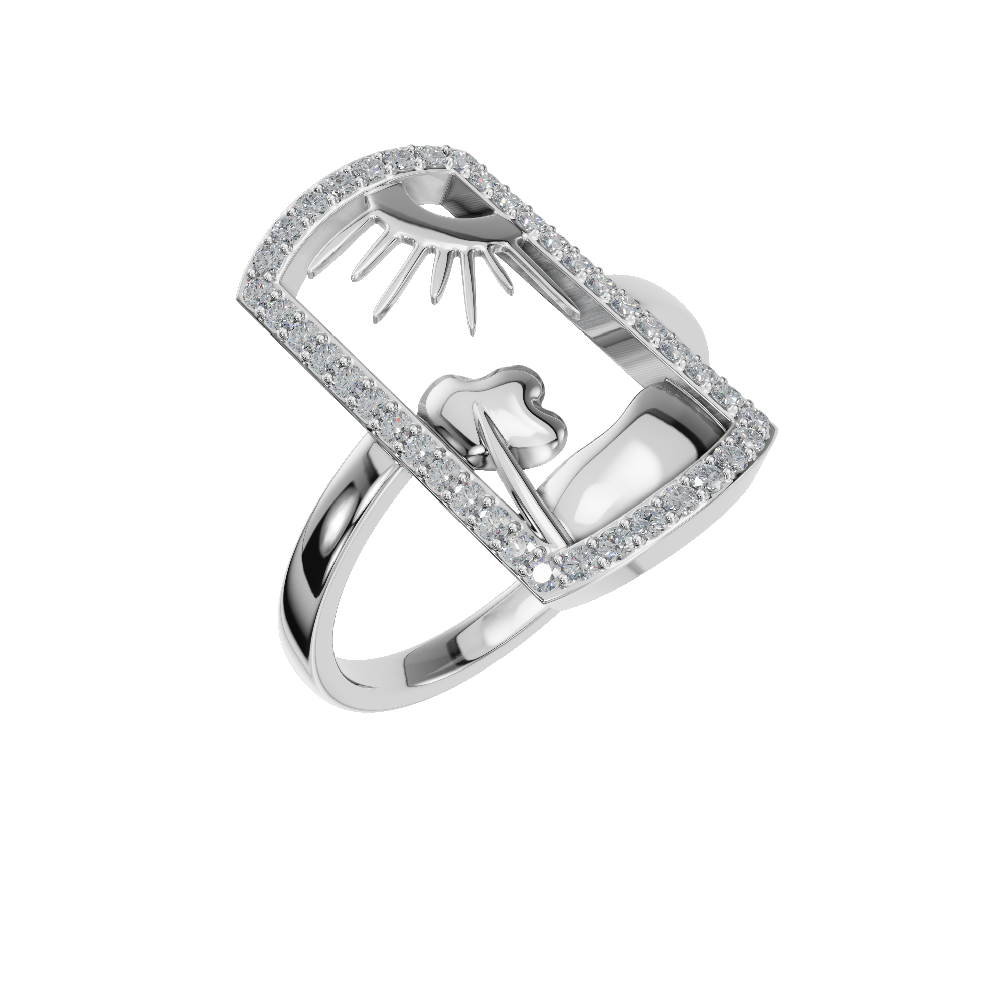 PureYou Jewelry - Wholesale Wedding Band/Ring - 14k Gold Diamond Wedding Ring, Statement Ring, Bridal Ring9