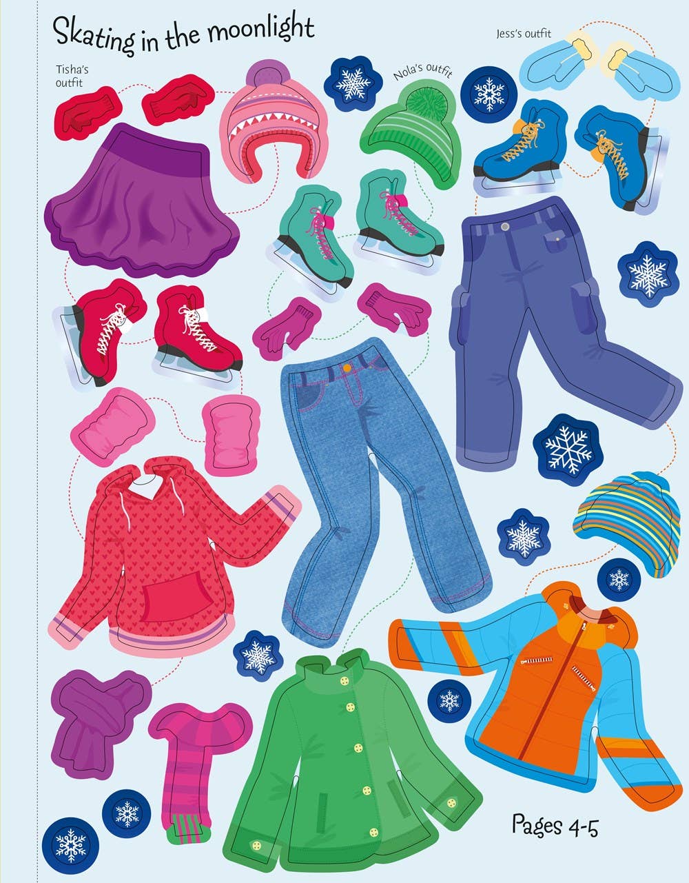 HarperCollins - Wholesale Coloring & Activity Book - Kids & Baby - Sticker Dolly Dressing Winter Wonderland : Usborne3