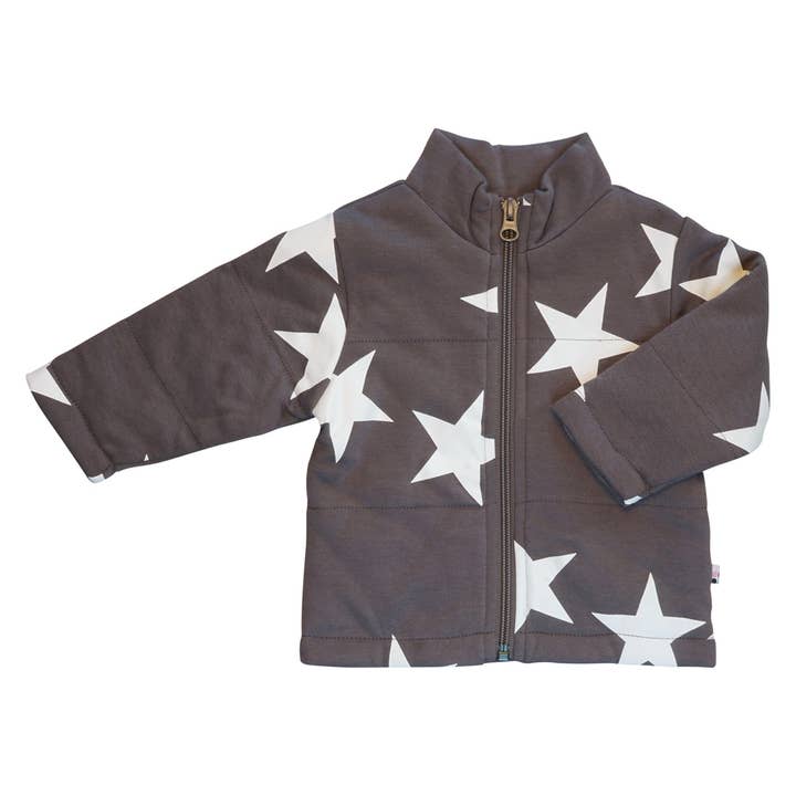 babysoy Inc - Wholesale Bomber Jacket - Kids - Star Cozy Bomber Jacket