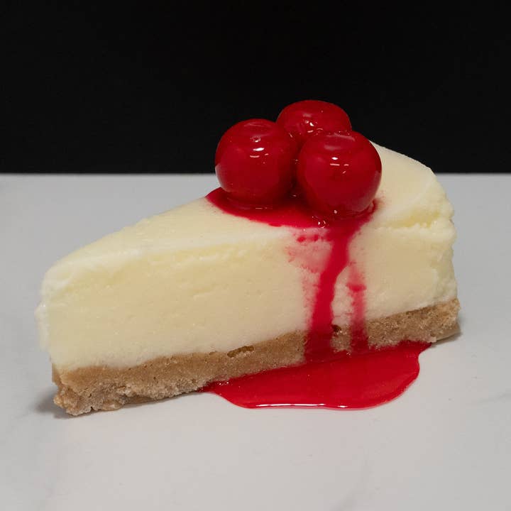 Fake Cherry Cheesecake Slice for wholesale by Just Dough It! Fake Foods