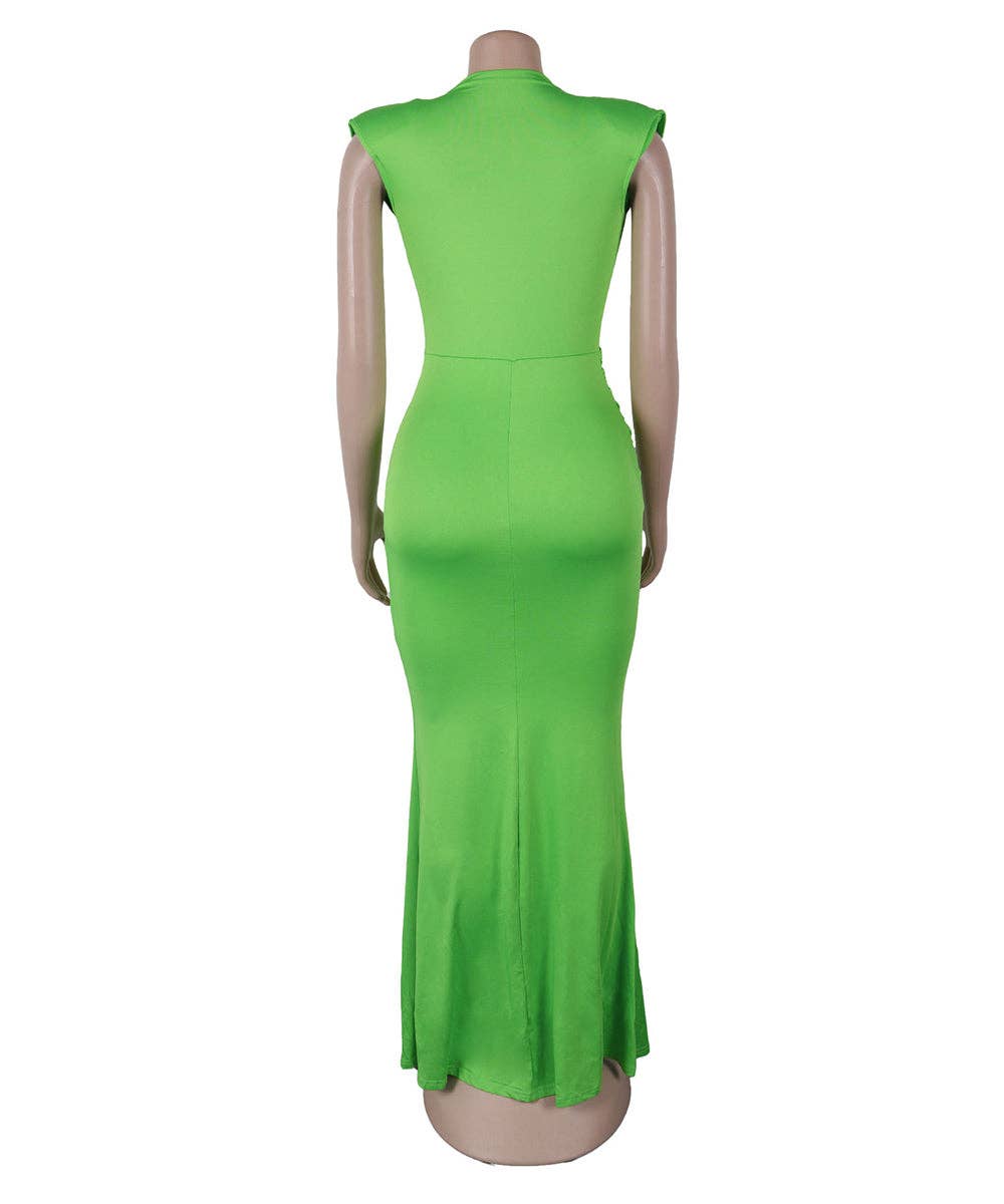 Aria Romance - Wholesale Formele jurk - Dames - Mouwloze Bodycon Midi Jurk18