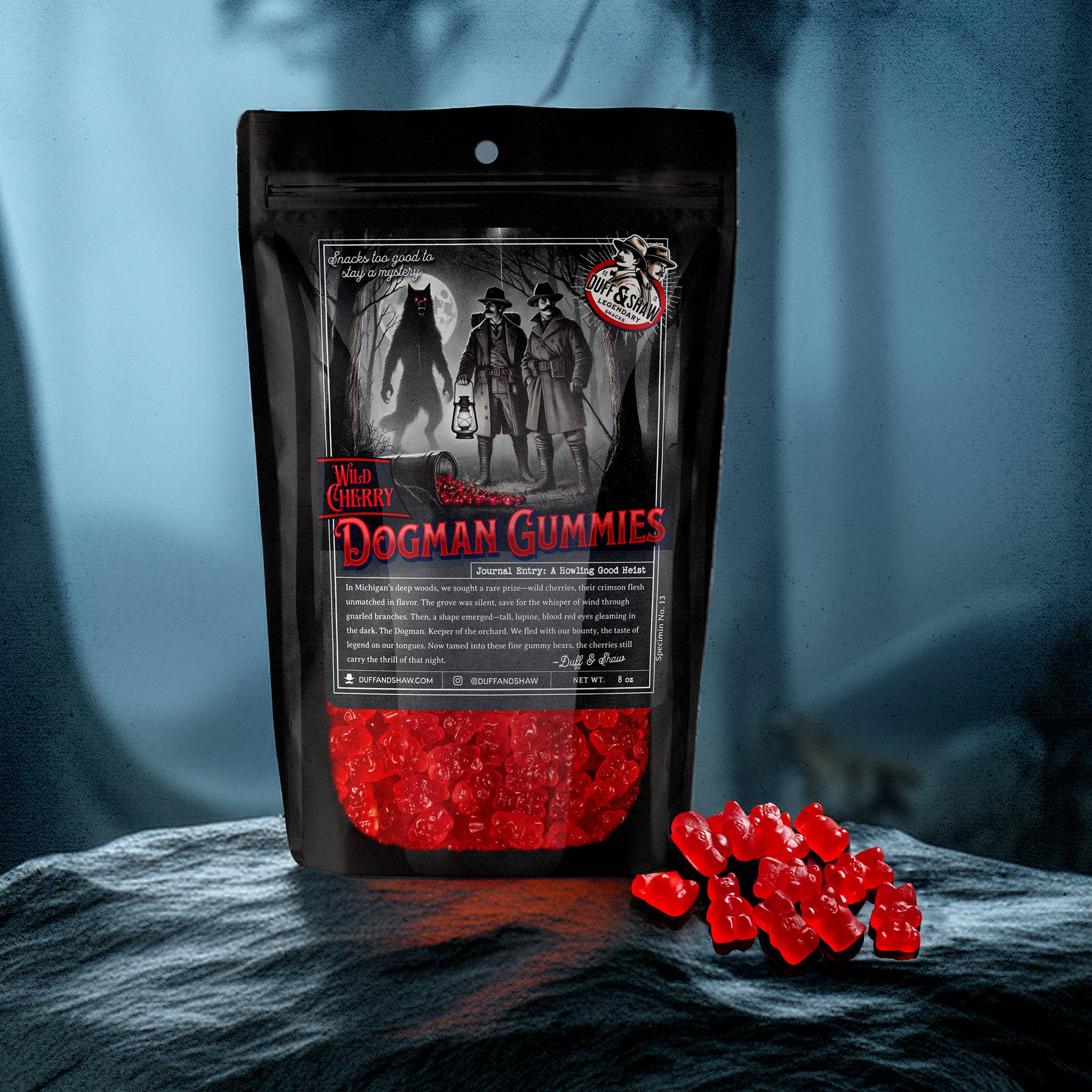 Duff & Shaw - Legendary Snacks - Wholesale Gummy - Wild Cherry Dogman Gummies