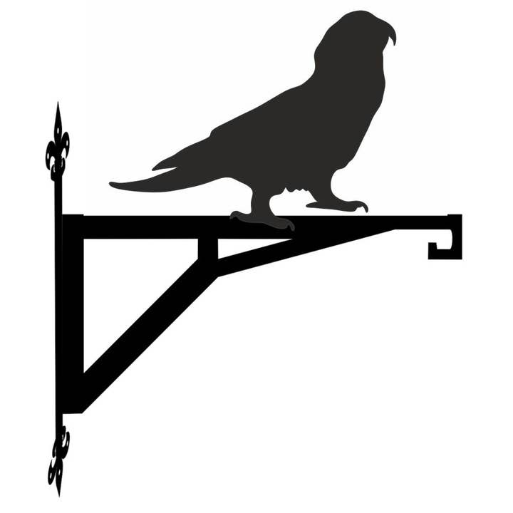 Support de suspension moderne contemporain Amazon Parrot pour la vente par Steel Images