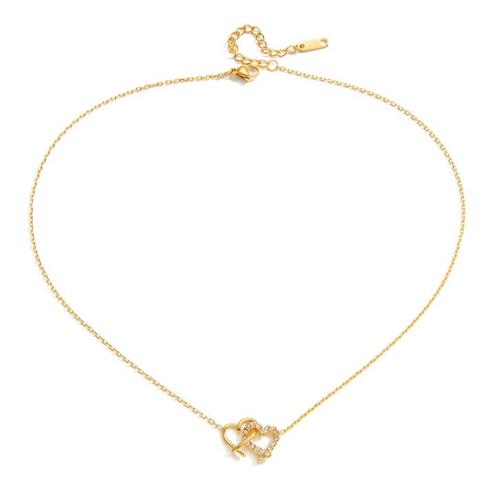 Collier Cœur à Cœur pour la vente par Folie à Trois