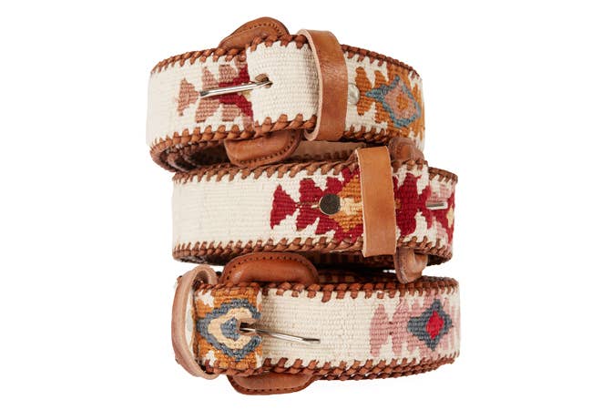 Dagny Textiles - Vendita all'ingrosso Cintura - Unisex - Cintura polo Chalk colorata e di stile, in pelle e cotone